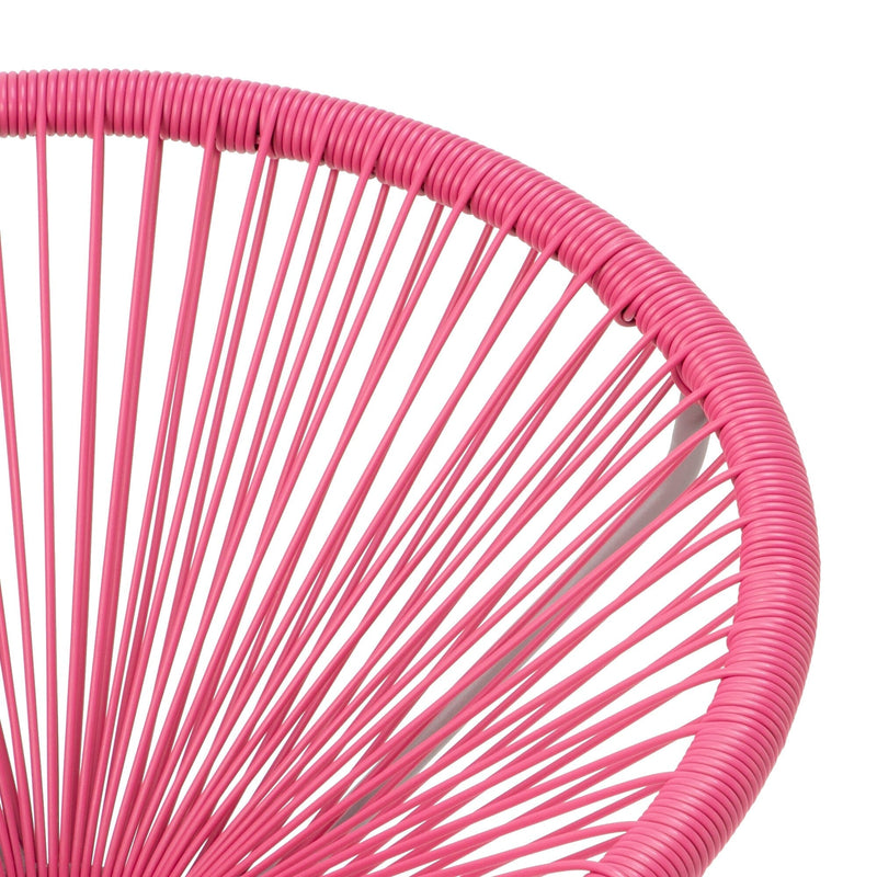 LOTUS 椅子 粉紅色 X 灰色