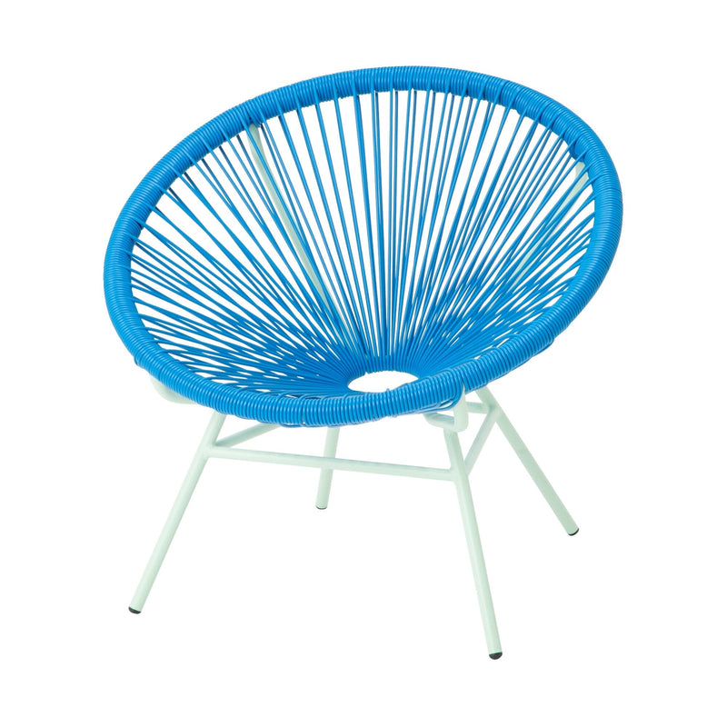 LOTUS 椅子 藍色 X 淺綠色