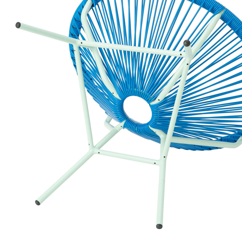 LOTUS 椅子 藍色 X 淺綠色