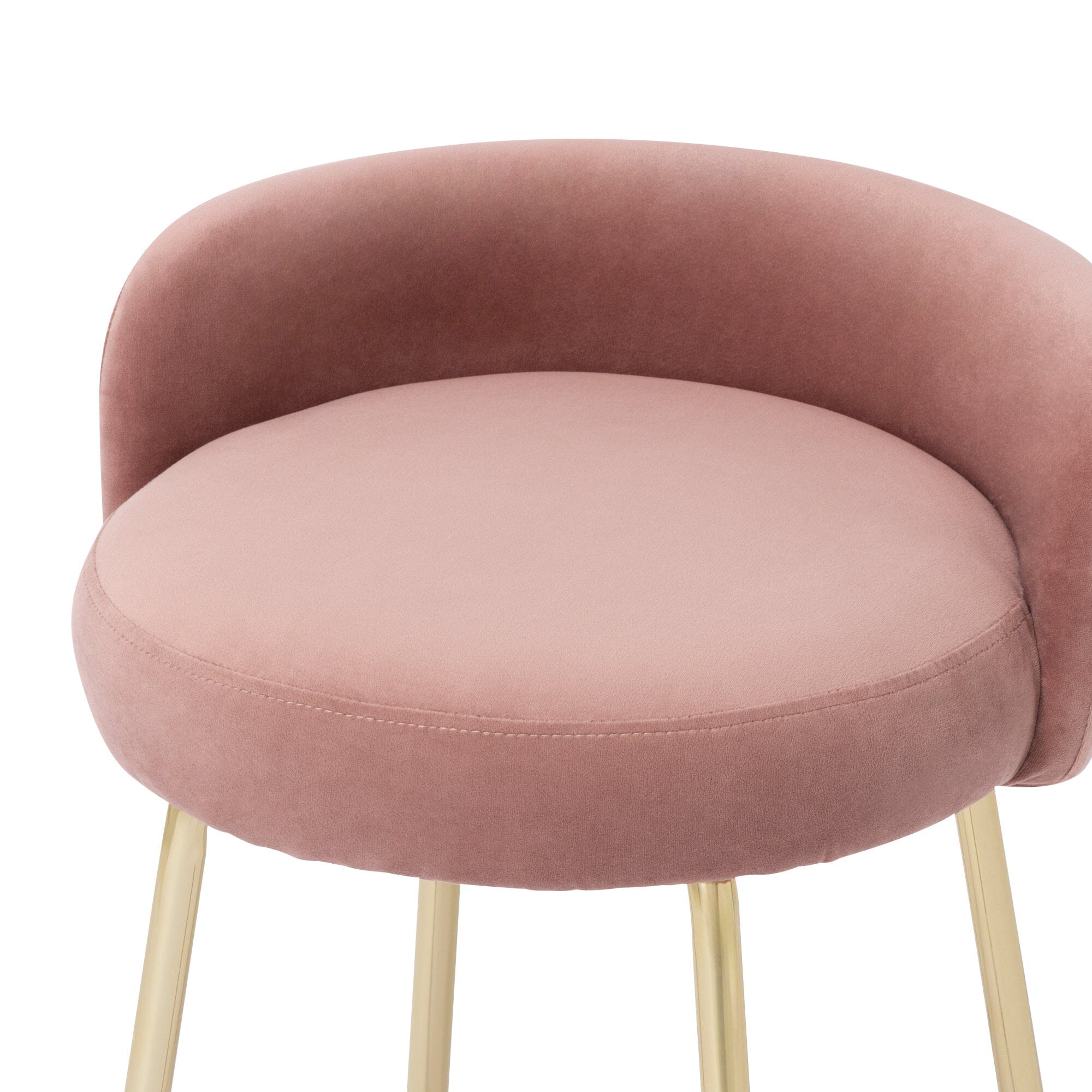 Plumor Stool Pink X Gold