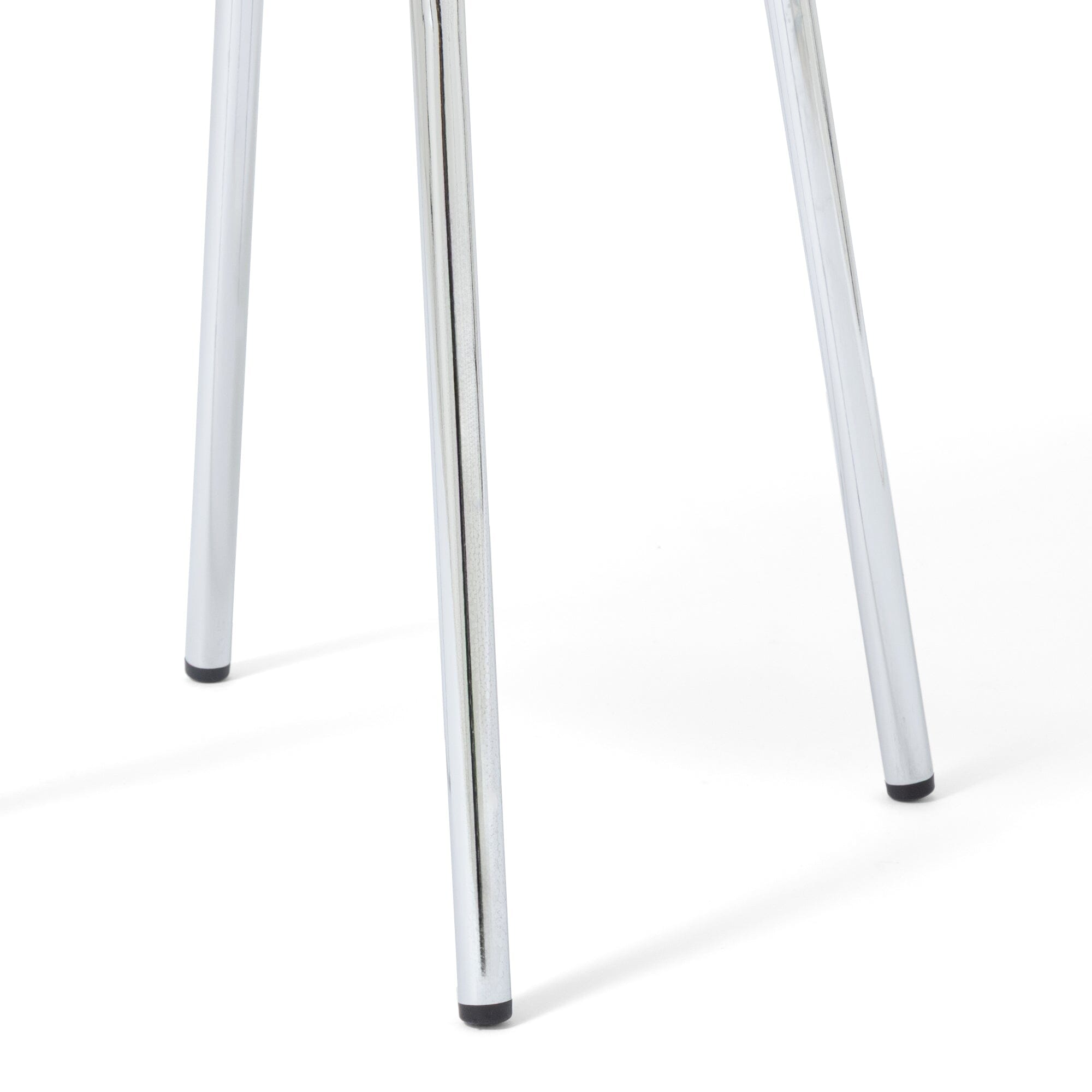 Plumor Stool Flower White X Silver