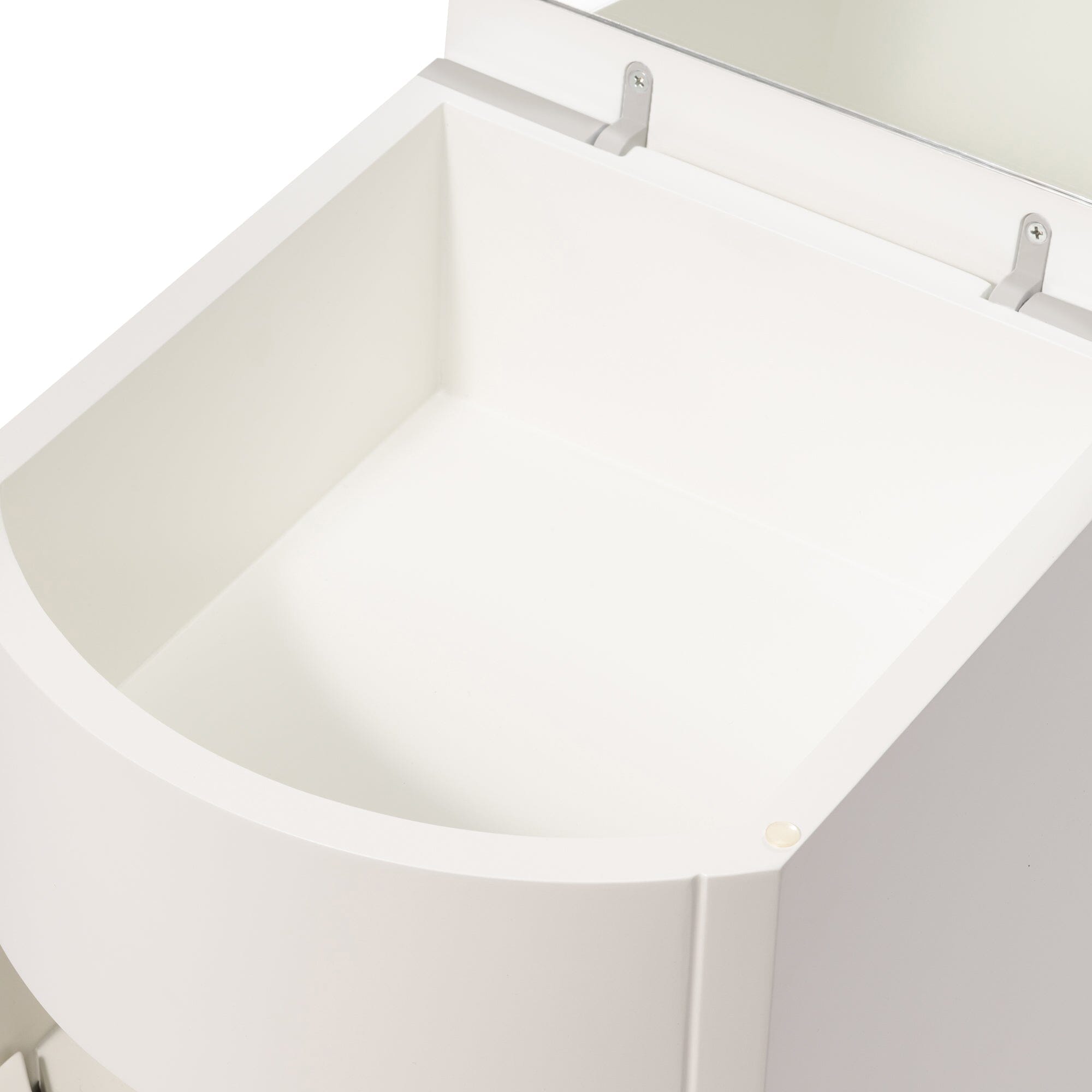 Coffrea Rolling Cosmetic Storage Cabinet White