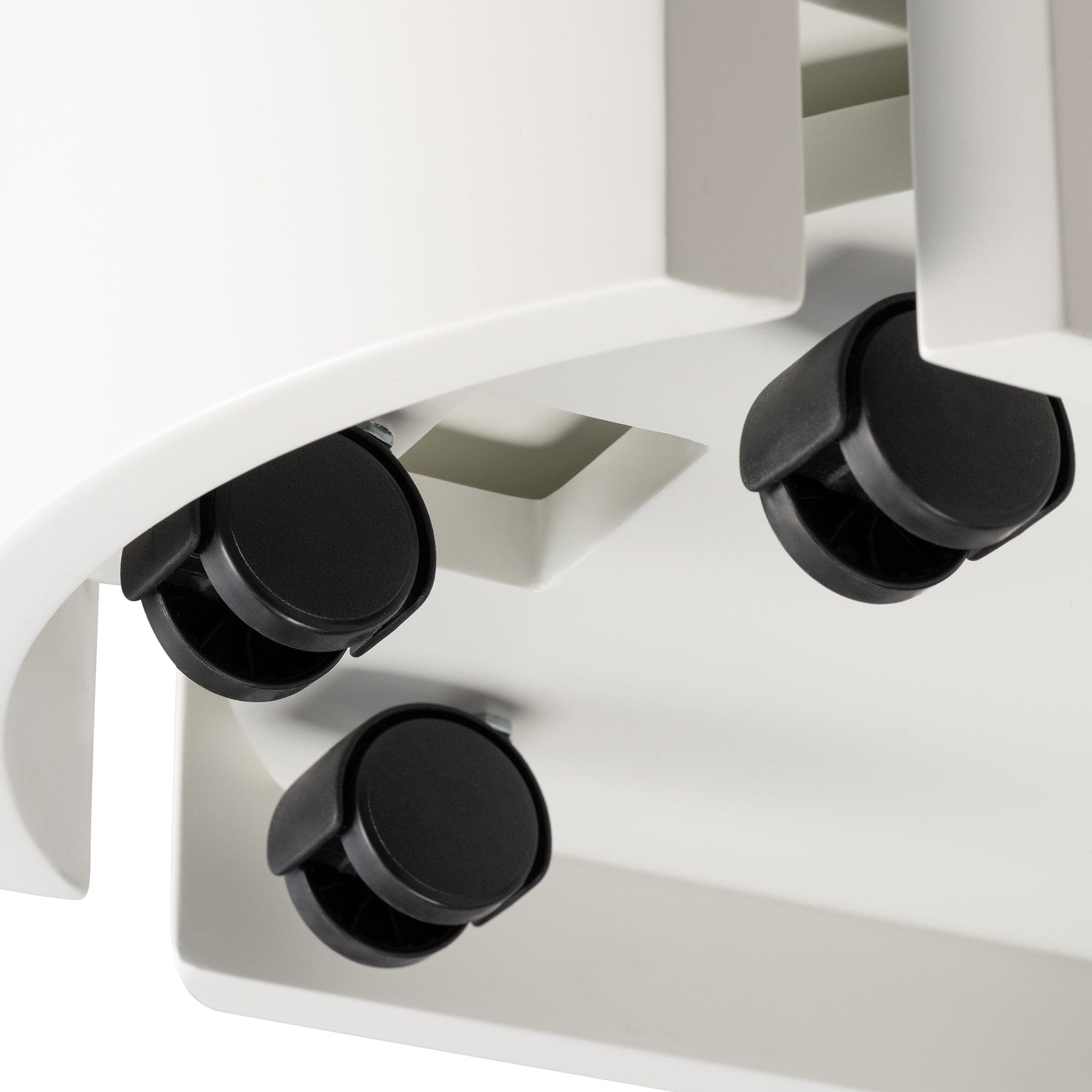Coffrea Rolling Cosmetic Storage Cabinet White