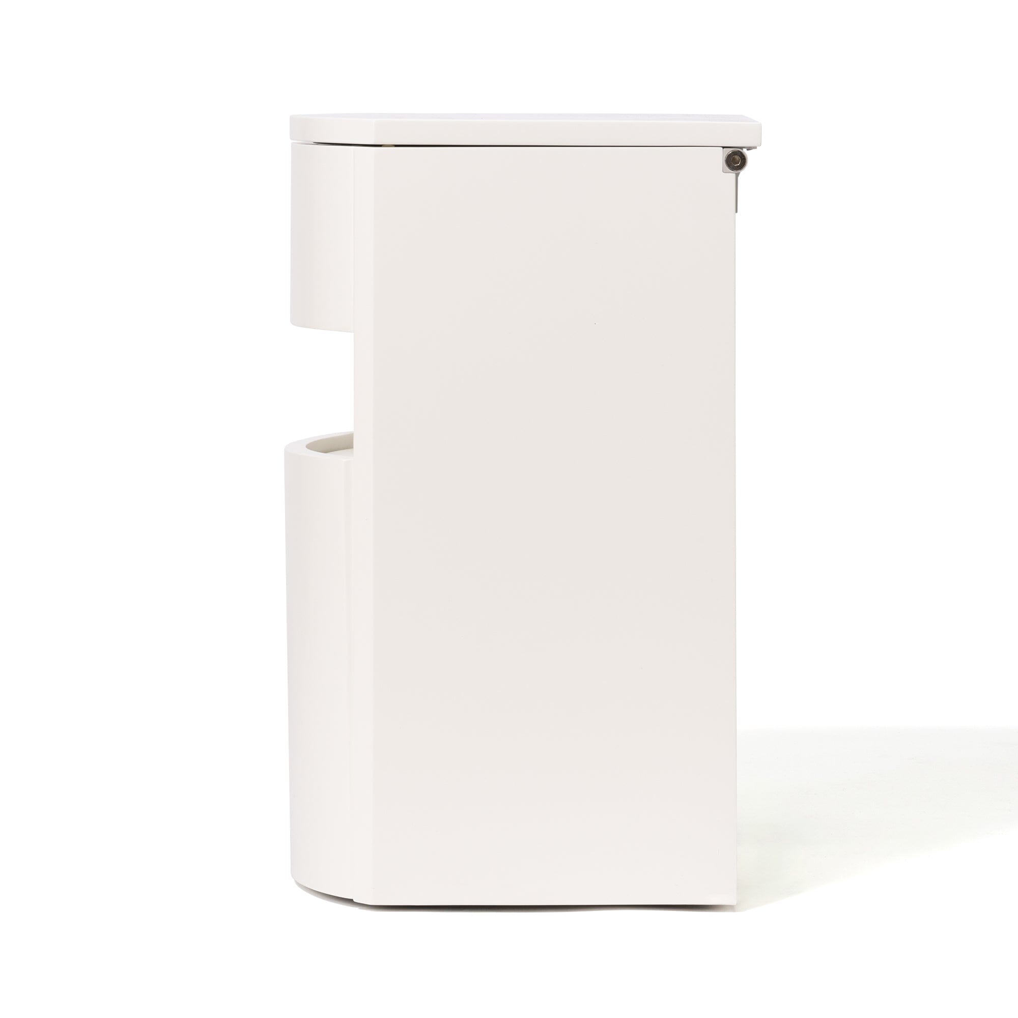 Coffrea Rolling Cosmetic Storage Cabinet White