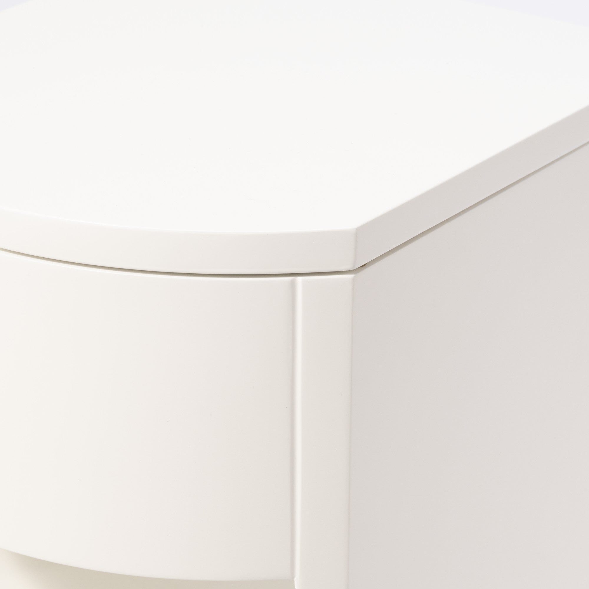 Coffrea Rolling Cosmetic Storage Cabinet White