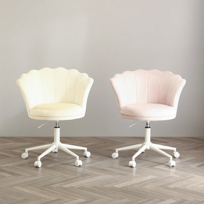 Shell Desk Chair W690×D685×H870 Pink
