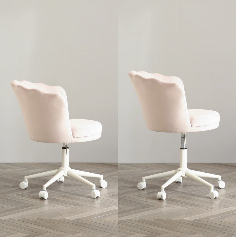 貝殼辦公椅 W690×D685×H870 白色