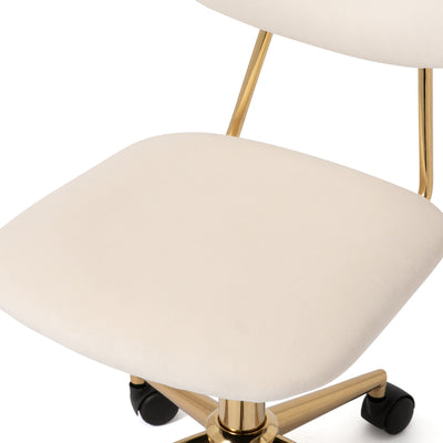 Poil Desk Chair  White