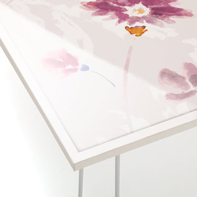 壁畫折疊桌 花卉圖案 大號