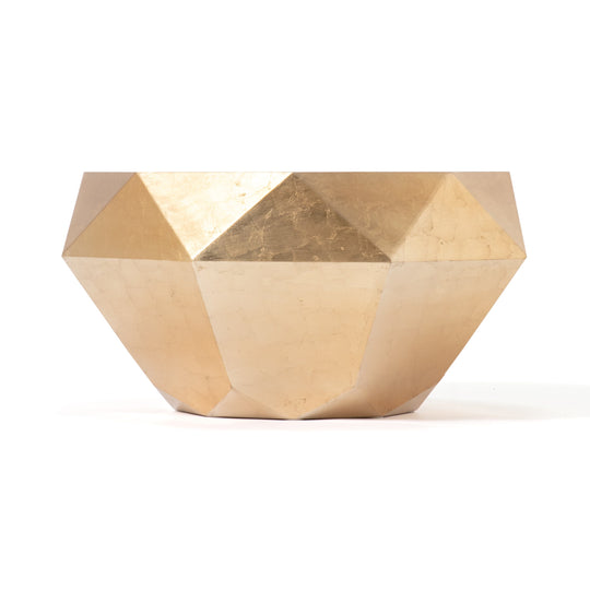 Diamond table L 700 x 700 x 340 Gold