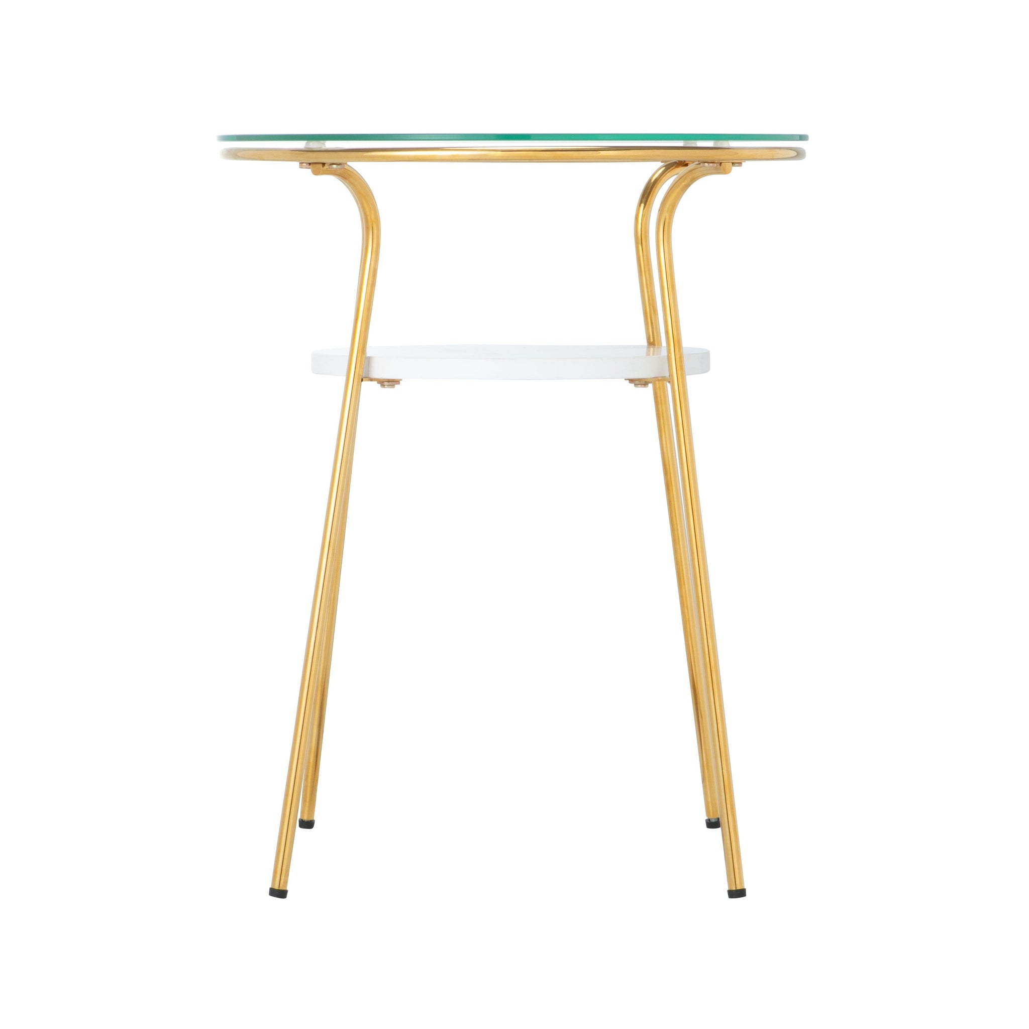 Legato Side Table Gold x Marble