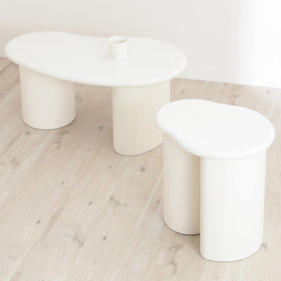 Riva Side Table White (W450×D360×H455)