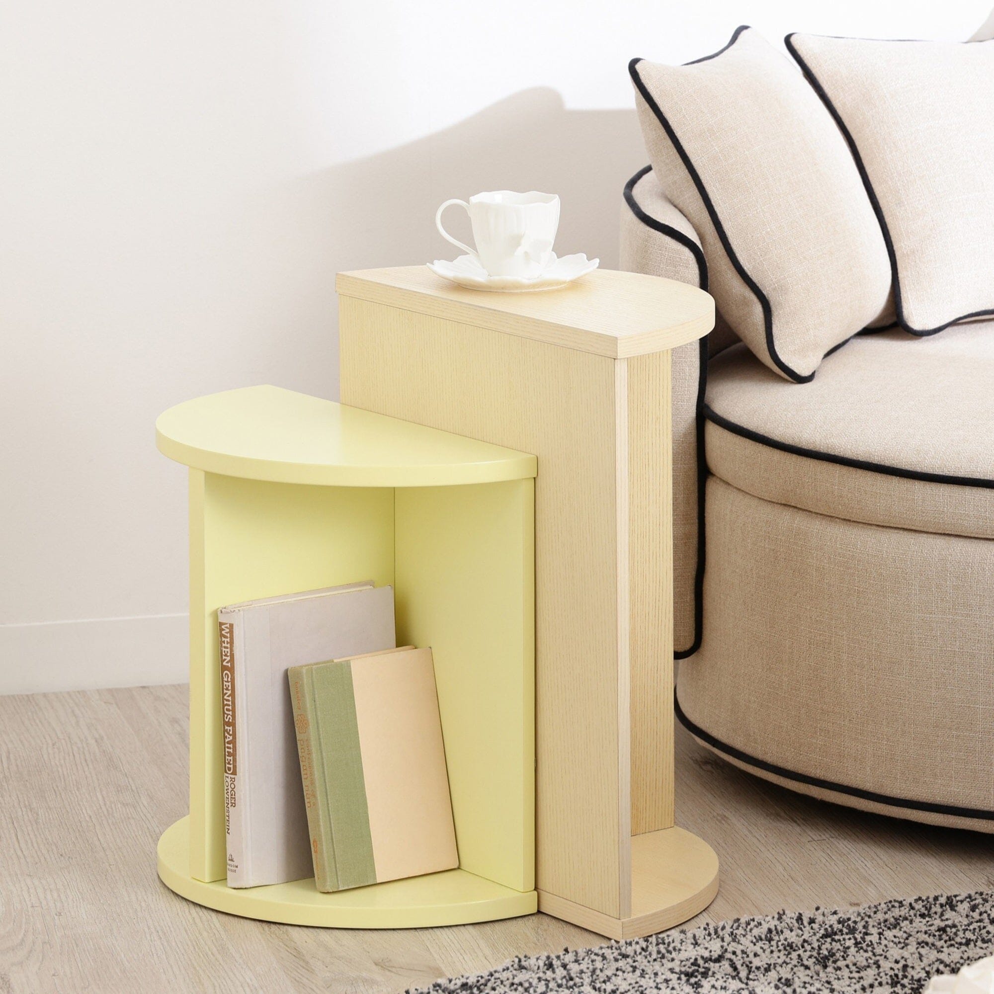 Lunette Side Table Low Light Yellow