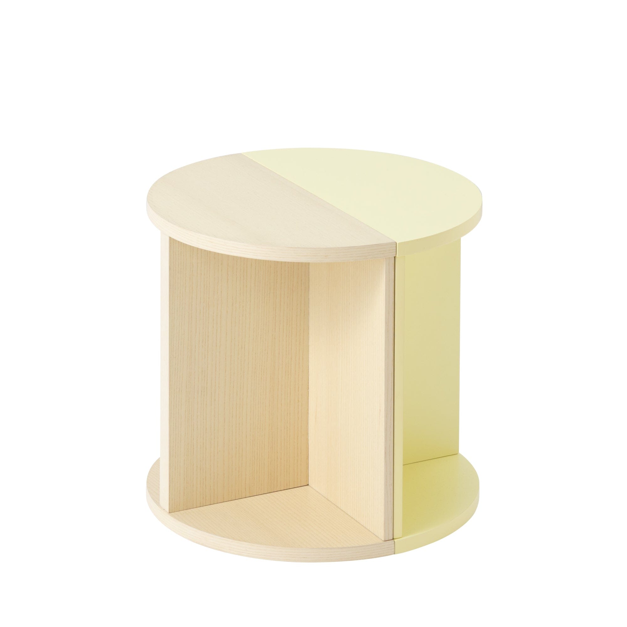 Lunette Side Table Low Light Yellow