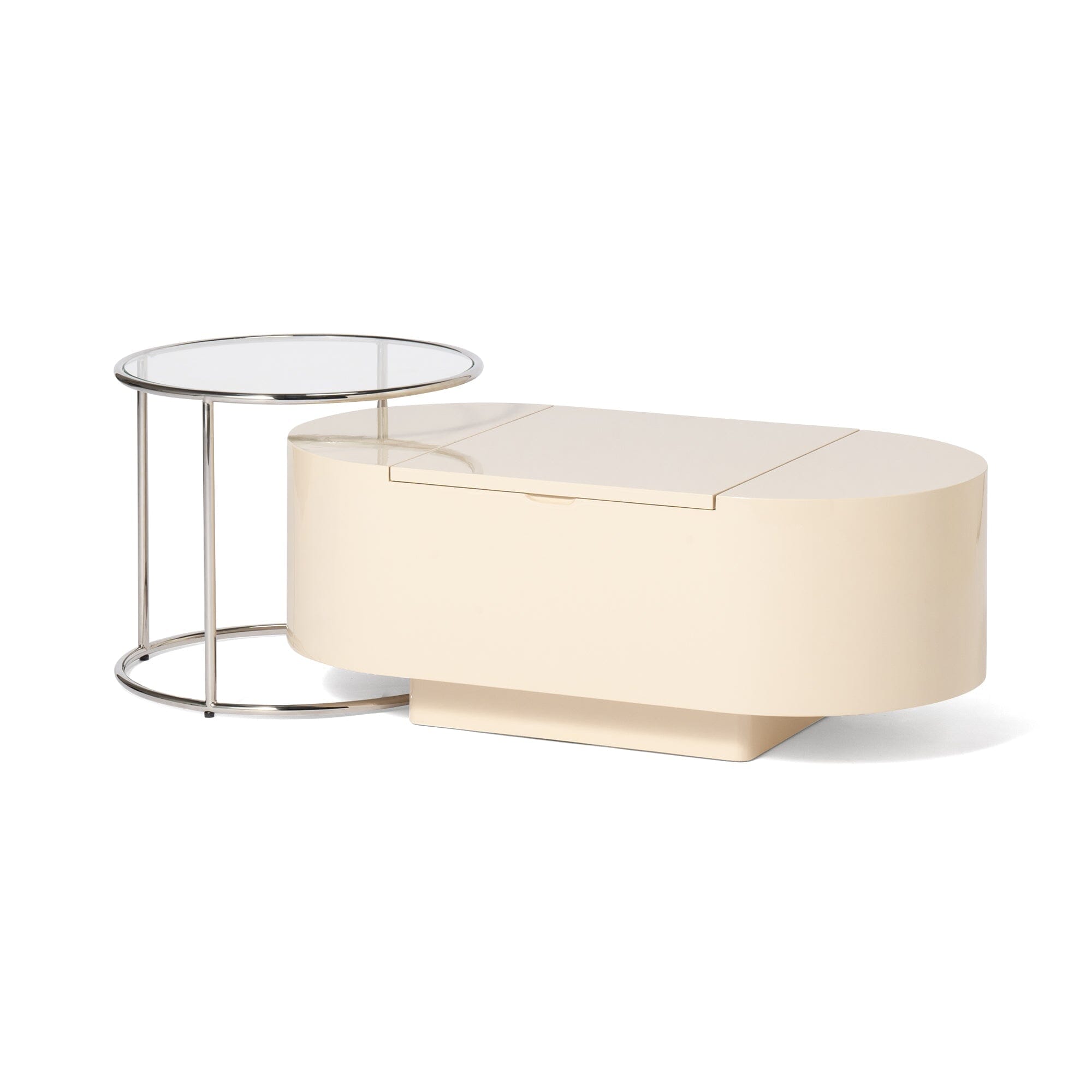 Eclat Nesting Tables Silver