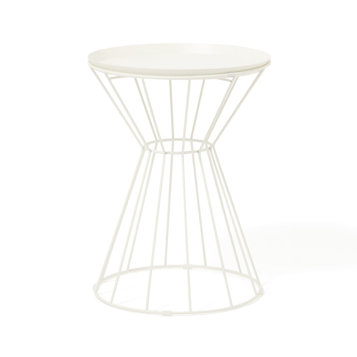 Torazo Side Table White