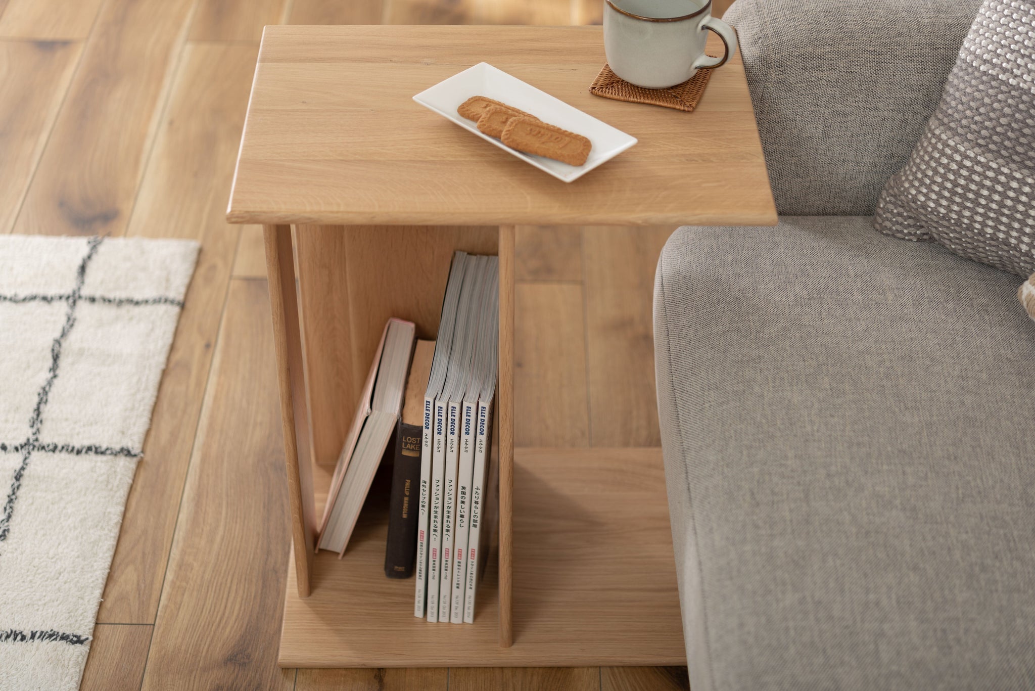 Side Table Wood Natural