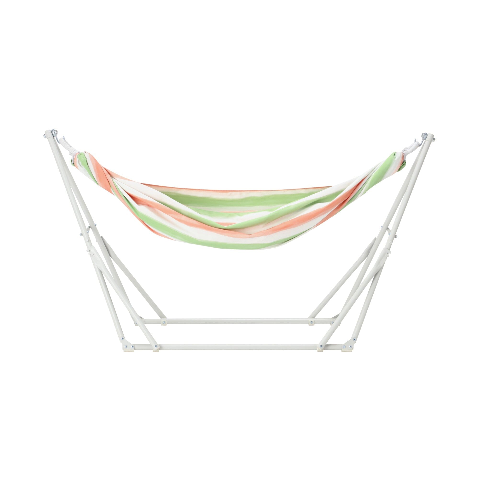 Levent 3Way Hammock Striped Green/Pink X White