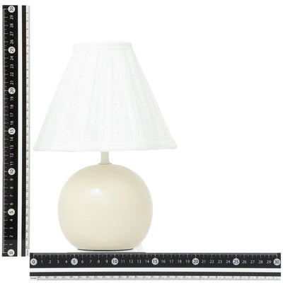 Lace Shade Mini Lamp White