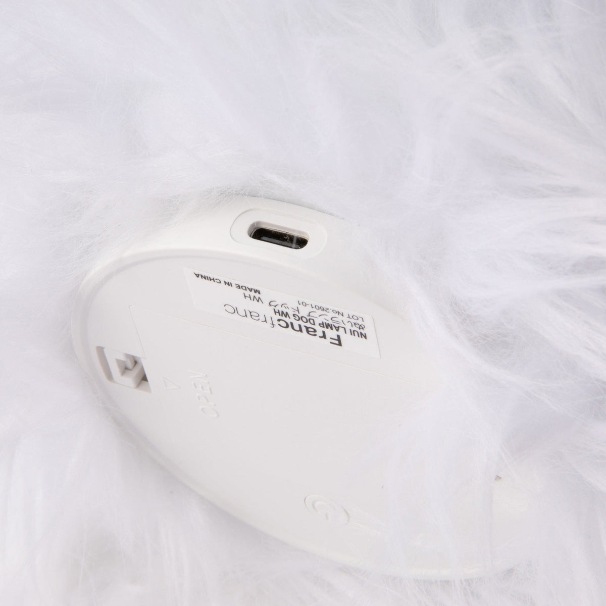 Nui Lamp Dog White
