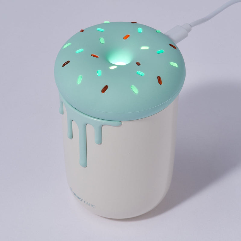 Mini Usb Donut Humidifier  Light Blue
