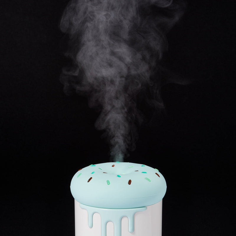 Mini Usb Donut Humidifier  Light Blue