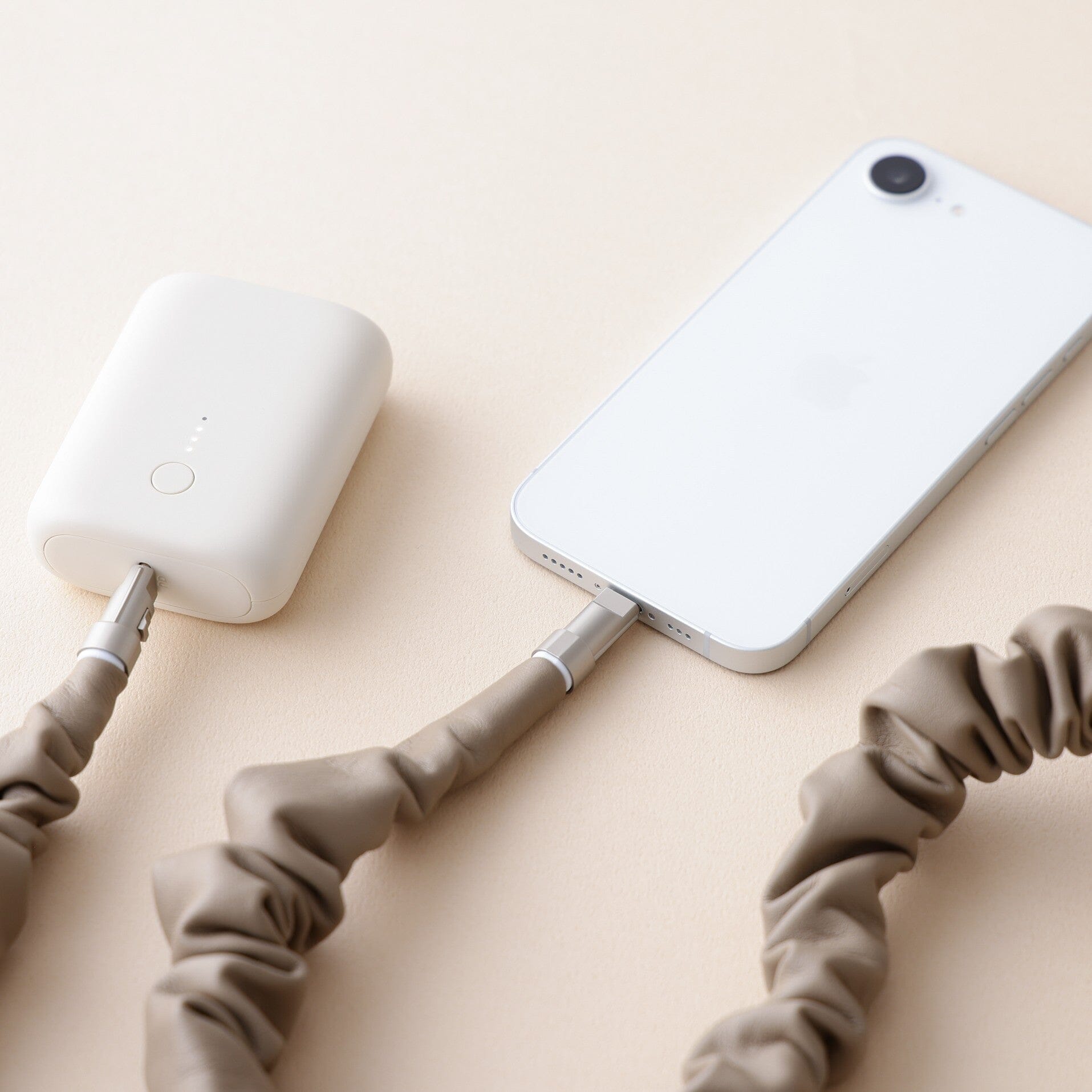 Smartphone Strap Usb Cable White