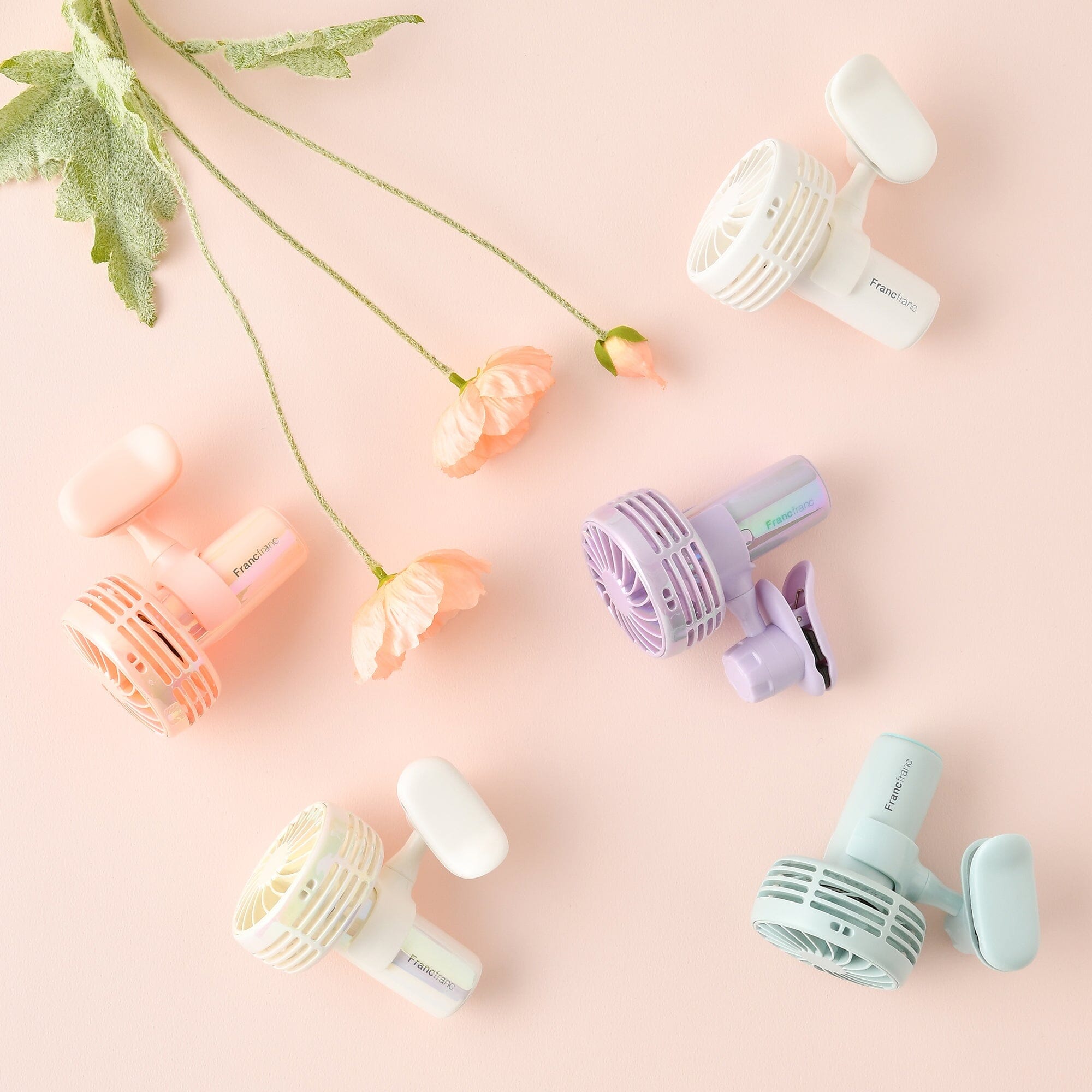 FRAIS Mini Fan Aurora White