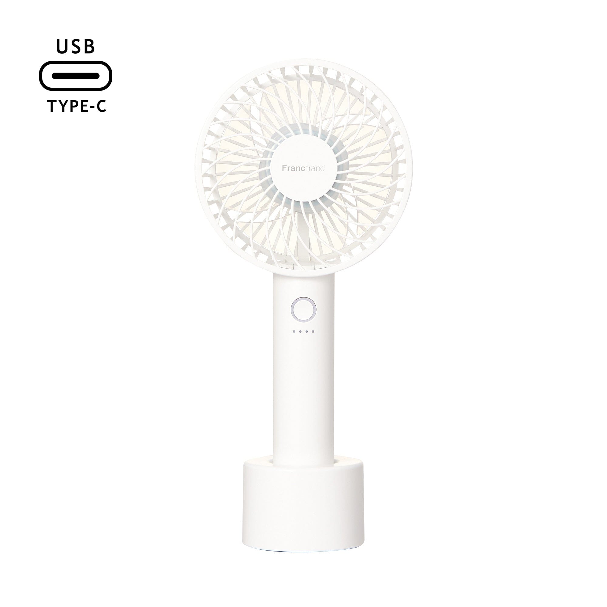 FRAIS Handy Fan White