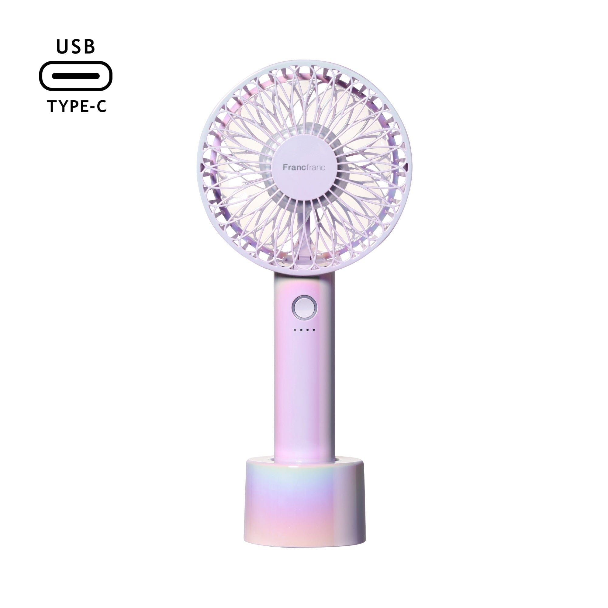 Frais Handy Fan Aurora Purple