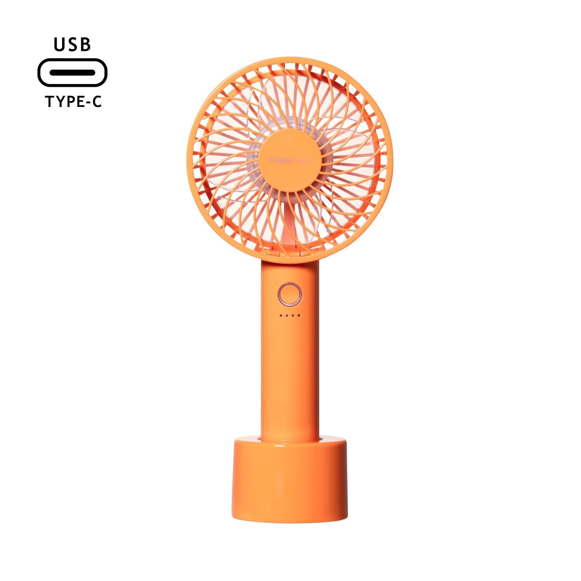 Frais Handy Fan Shiny Orange