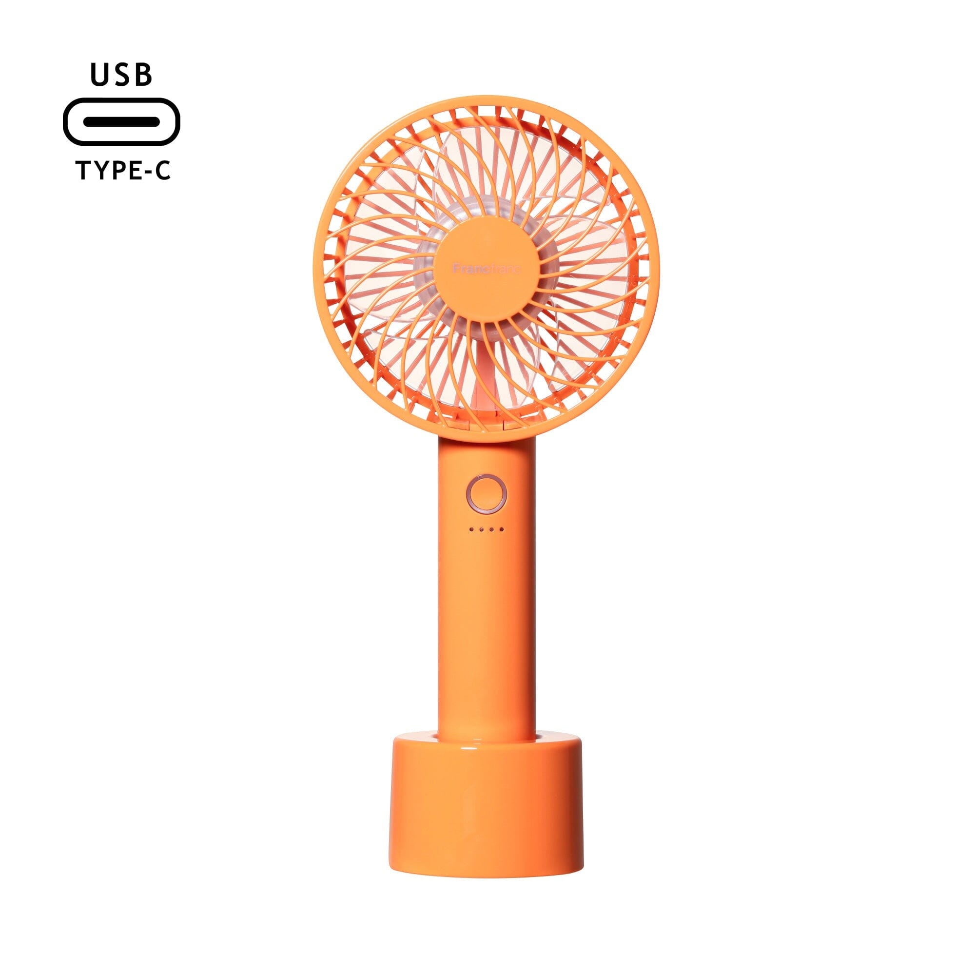 FRAIS Handy Fan Shiny Orange