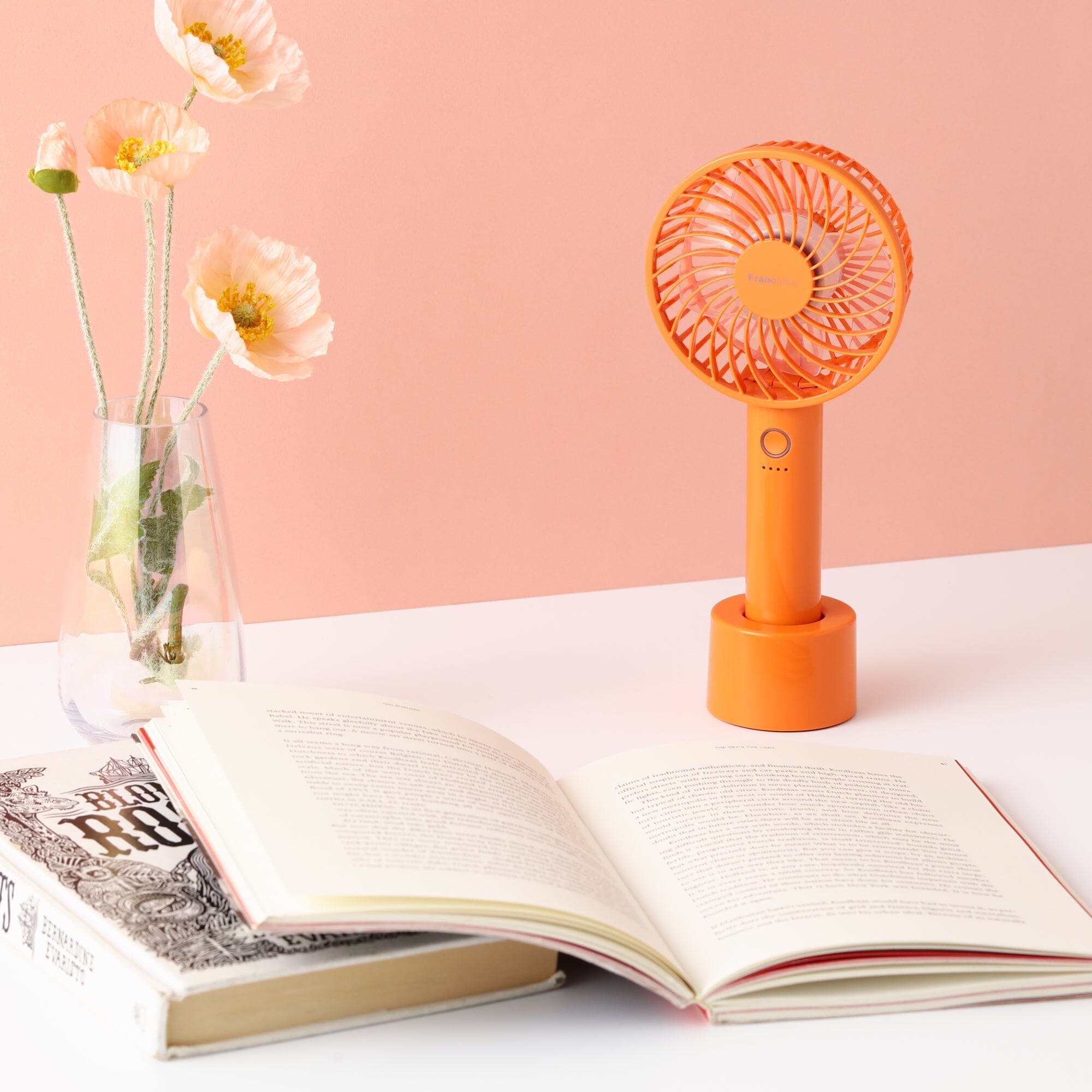 FRAIS Handy Fan Shiny Orange