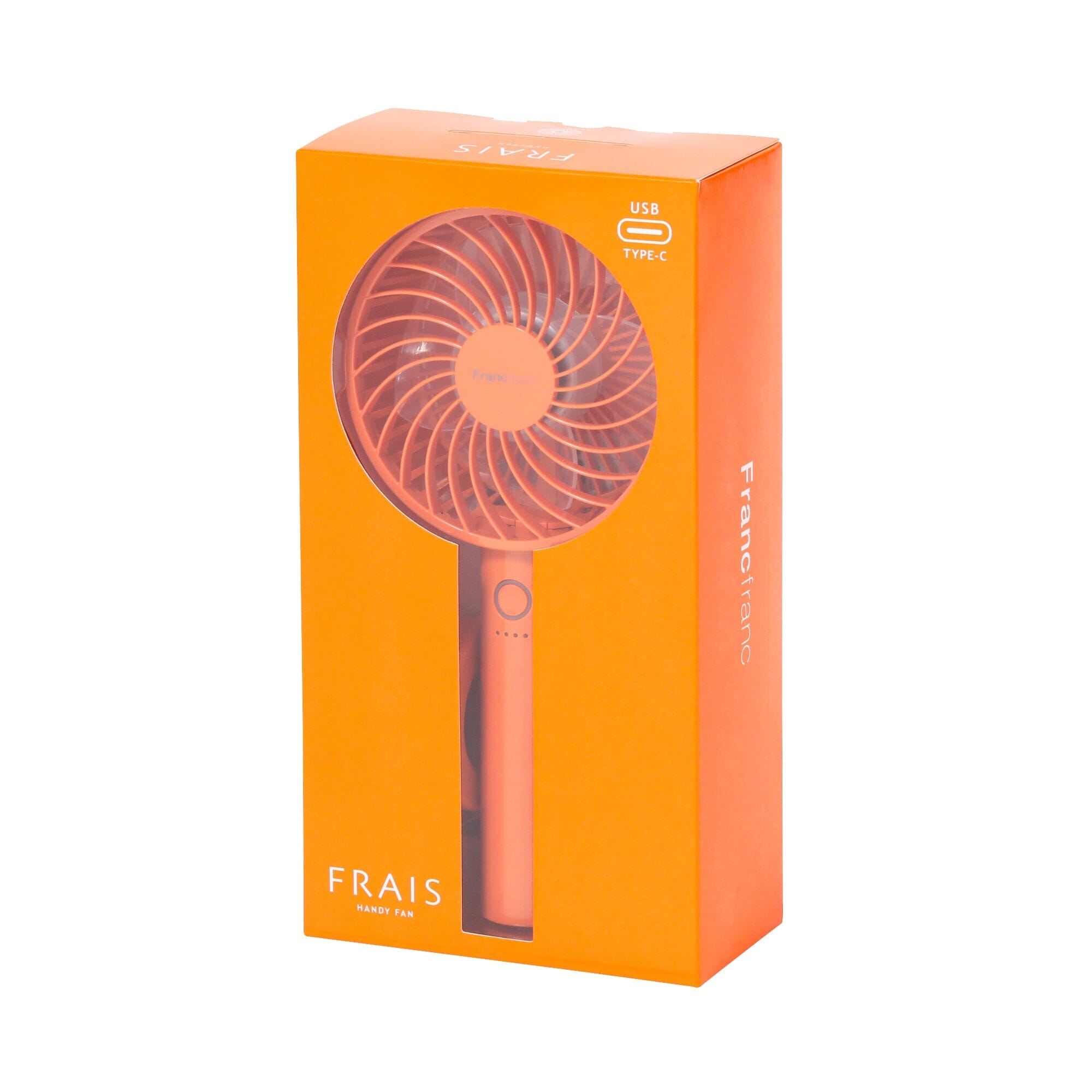 FRAIS Handy Fan Shiny Orange