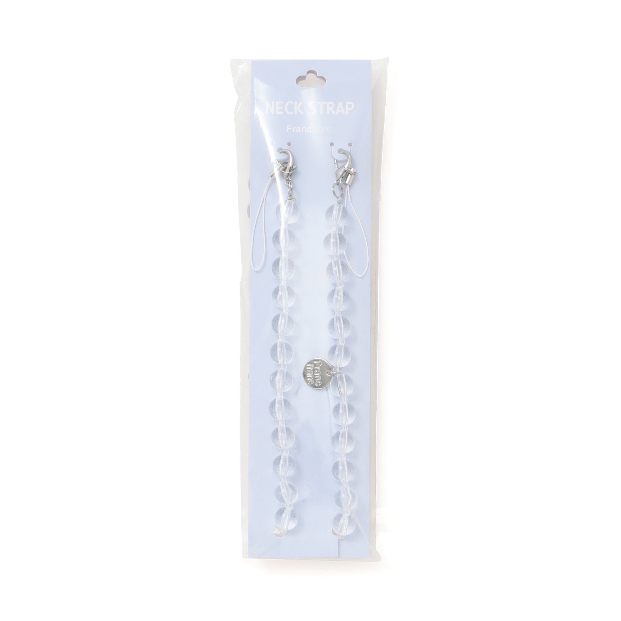 FRAIS  Neck Strap Clear Beads