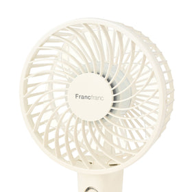 FRAIS 手提風扇 波浪紋 珍珠白