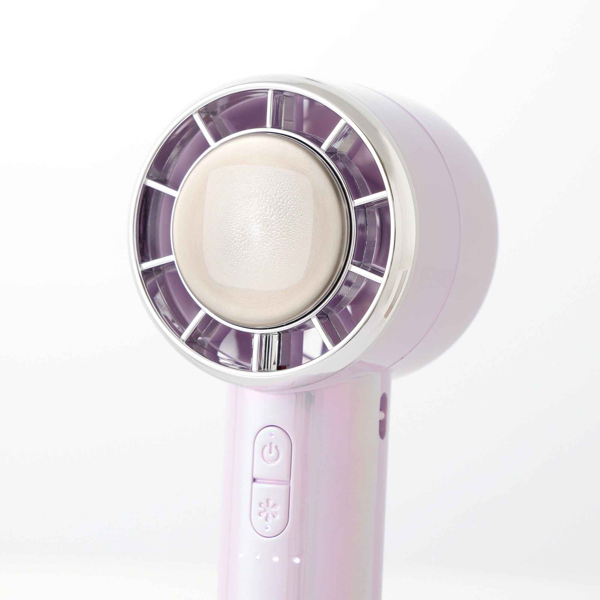 Frais Ice Plate Handy Fan Aurora White