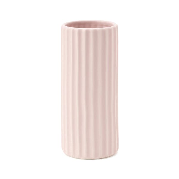 Ceramic Lib Flower Vase M Pink