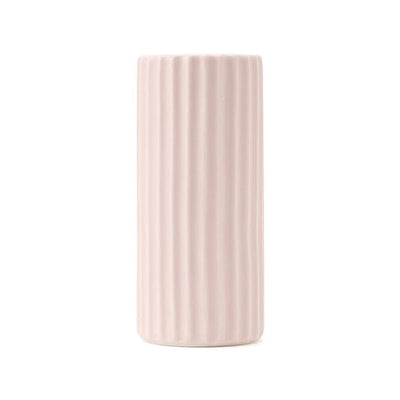 Ceramic Lib Flower Vase M Pink