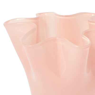 Frill Flower Vase Light Pink