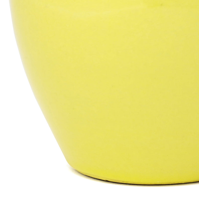 Painted Flower Vase Yellow