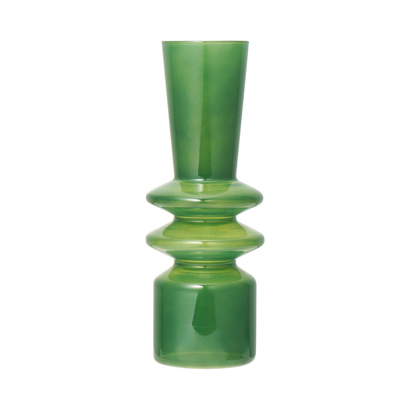 Totem Flower Vase Green