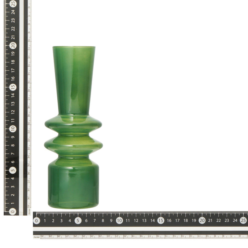 Totem Flower Vase Green