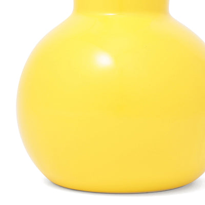 Ceramic Pop Flower Vase Medium Yellow