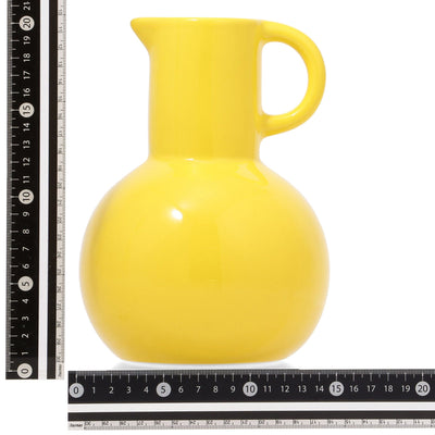 Ceramic Pop Flower Vase Medium Yellow