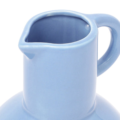 Ceramic Pop Flower Vase Medium Light Blue