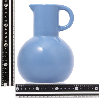 Ceramic Pop Flower Vase Medium Light Blue