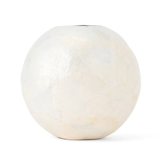 Shell Flower Vase 2 Small White