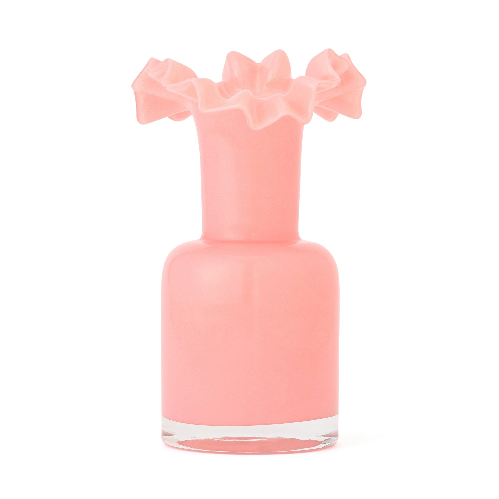 Frill Flower Vase Medium Pink