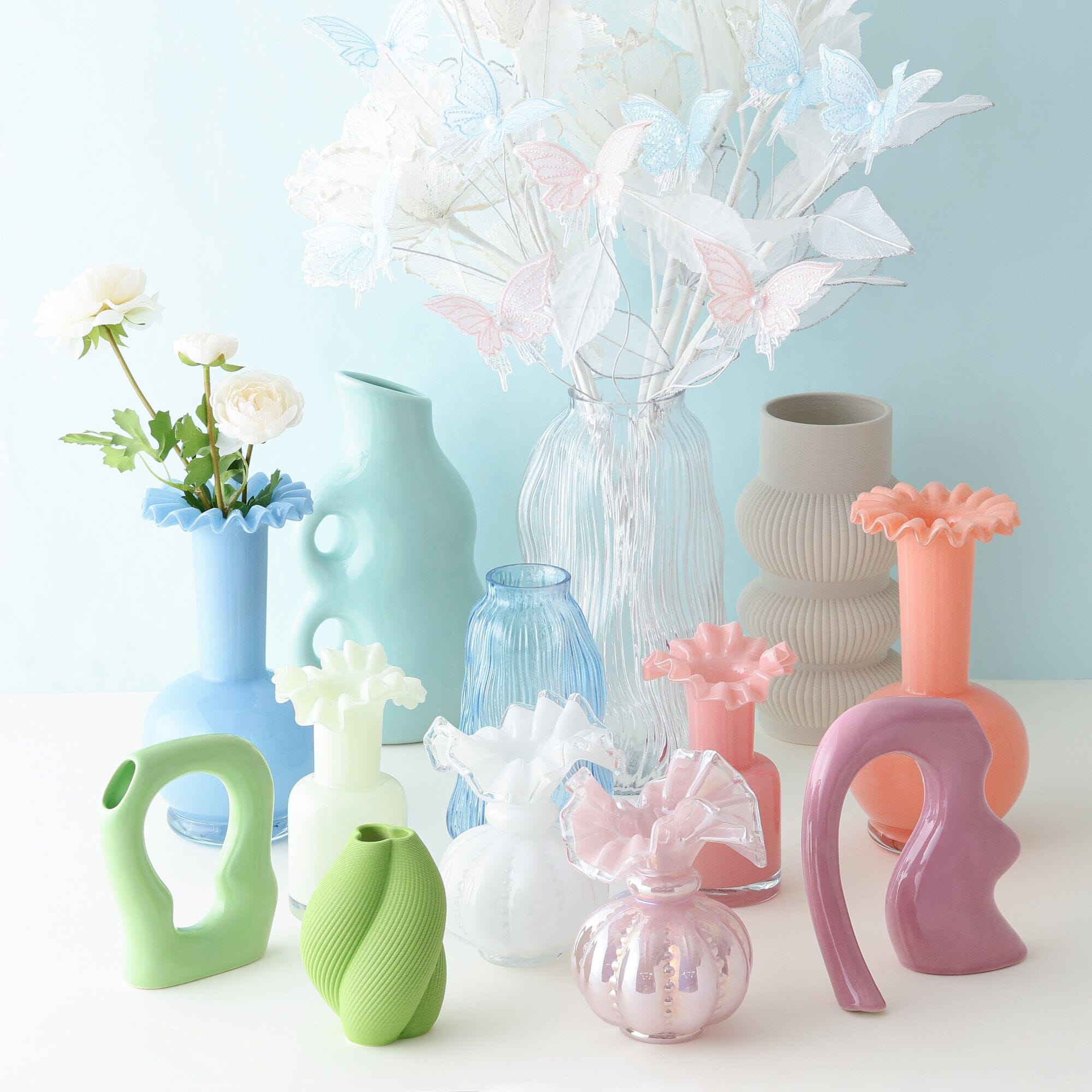 Bloom Flower Vase White